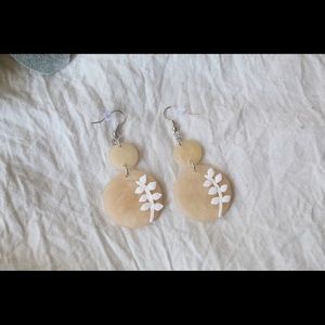 Polymer Clay Bridal Earrings